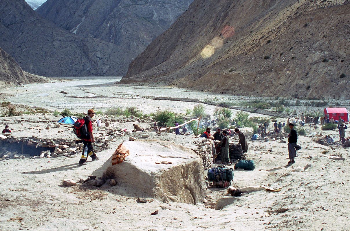 15 Ali Waiting For Rest Of Crew At Jhola Campsite